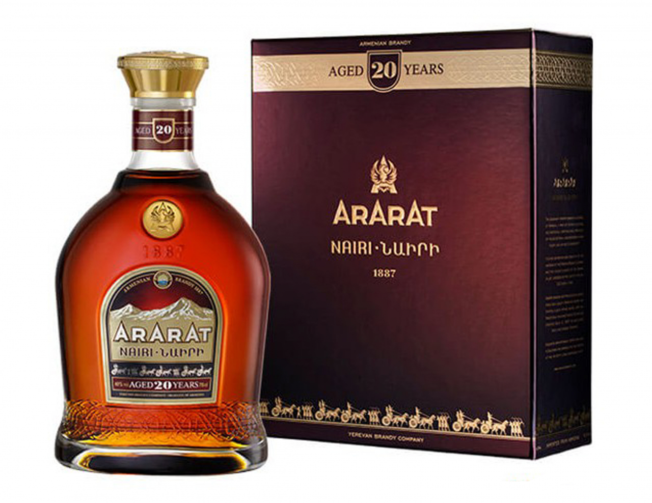 ARARAT<br>Nairi 20 éves brandy 0,7L 40% pdd<br>0,7L 