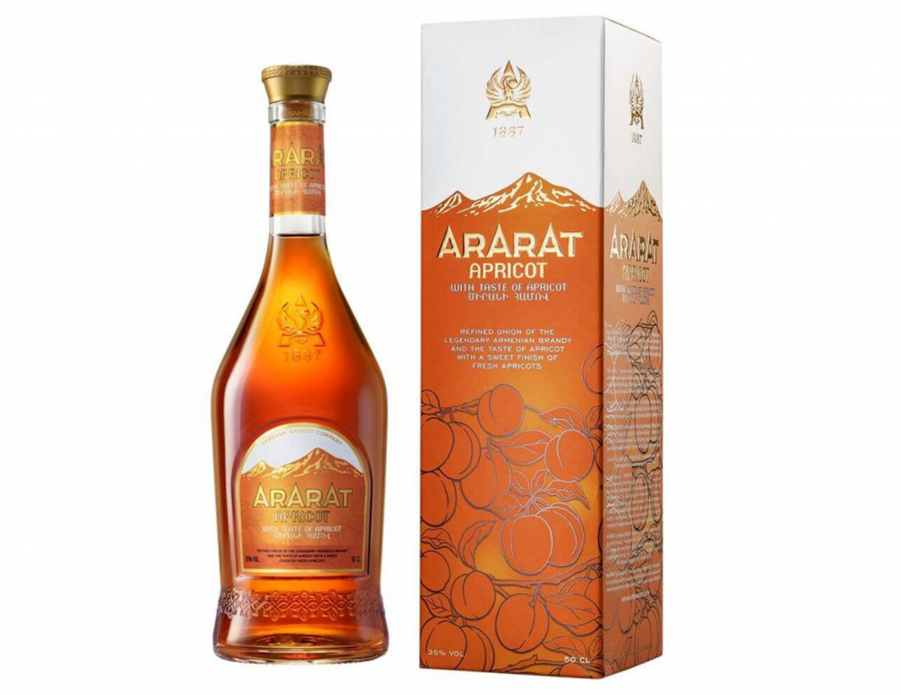 ARARAT<br>Apricot Brandy 6 éves DD. 35%<br>0,5L 