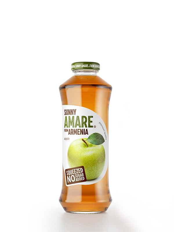 SUNNY AMARE<br>Frissen préselt alma gyümölcslé<br>250 ml
